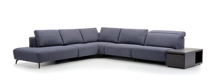 Угловой диван Romano синего цвета