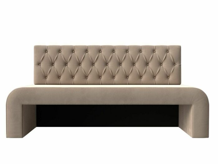 Прямой диван Кармен Люкс бежевого цвета - купить Прямые диваны по цене 27999.0
