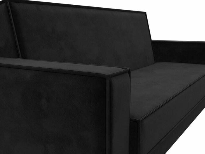 Диван-кровать Куба черного цвета - купить Прямые диваны по цене 27999.0