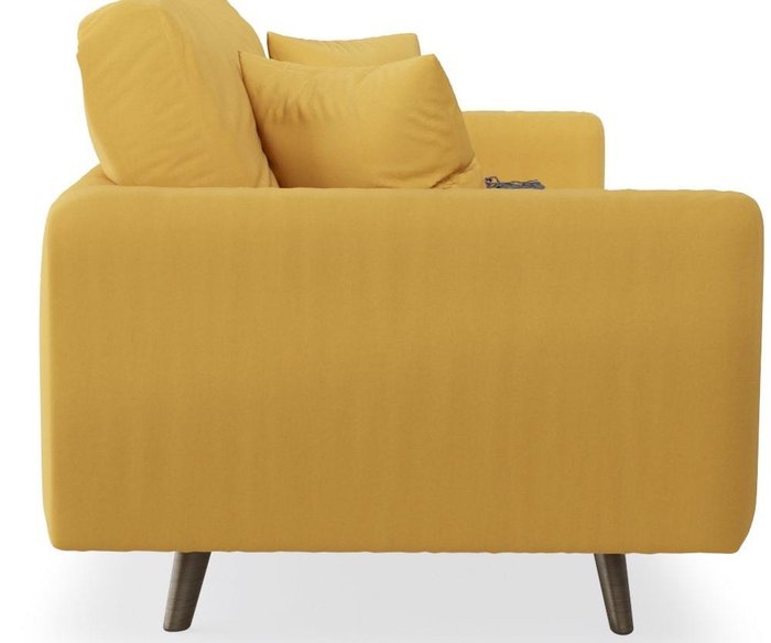 Диван прямой Freya желтого цвета - лучшие Прямые диваны в INMYROOM