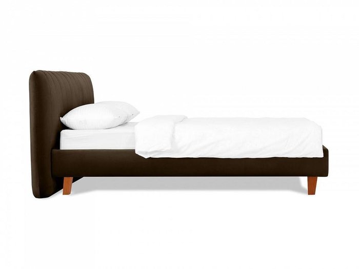 Кровать Queen II Anastasia L 160х200 темно-коричневого цвета - лучшие Кровати для спальни в INMYROOM