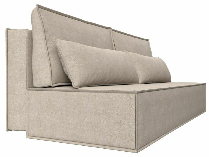 Прямой диван-кровать Фабио Лайт бежевого цвета - лучшие Прямые диваны в INMYROOM