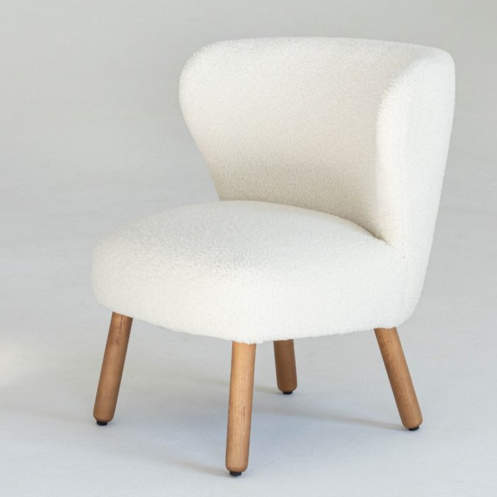 Детский стул Lamb crema белого цвета - купить Детские стулья по цене 20000.0