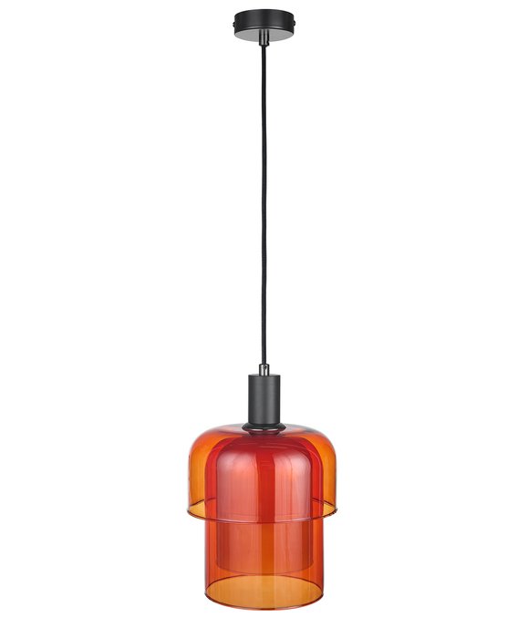Подвесной светильник Nature с плафонами оранжевого цвета 