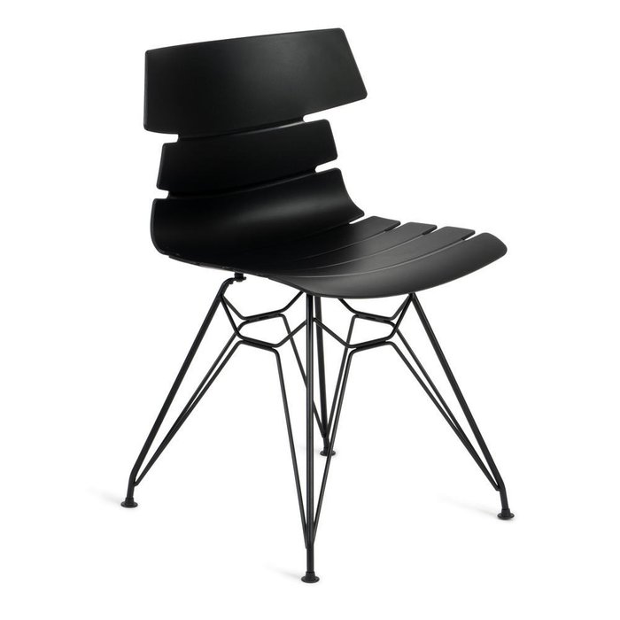 Набор из четырех стульев Hansen черного цвета - купить Обеденные стулья по цене 14040.0