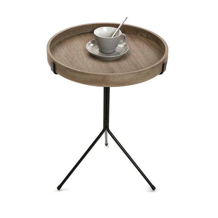 Кофейный стол Hennan из дерева и металла  - купить Кофейные столики по цене 16300.0