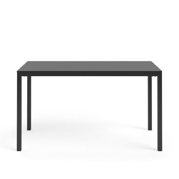 Обеденный стол для сада Hiba черного цвета - купить Садовые столы по цене 24838.0