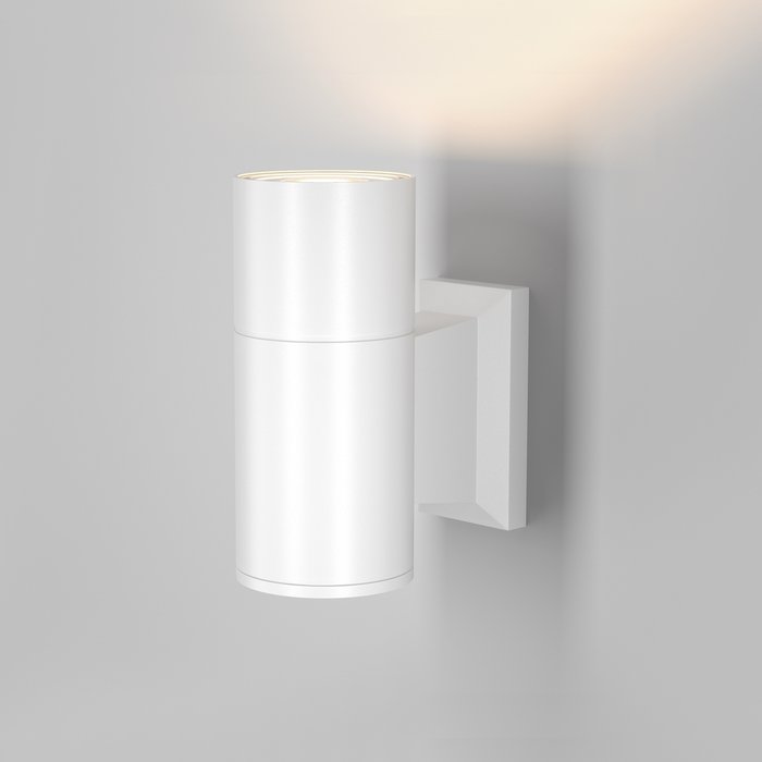 Настенный светильник Bowery белого цвета - купить Настенные уличные светильники по цене 2150.0