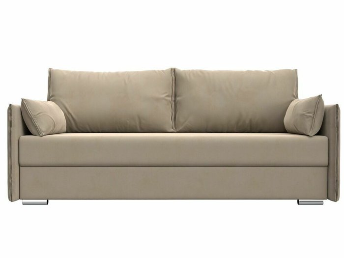 Прямой диван-кровать Сайгон бежевого цвета - купить Прямые диваны по цене 41999.0