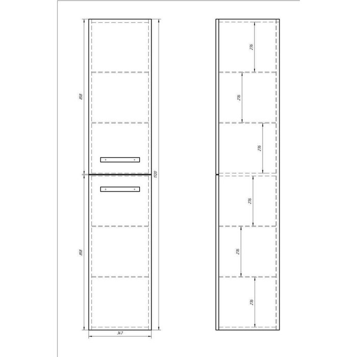 Пенал Dreja Almi 35 белый - купить Пеналы для ванной комнаты по цене 24260 Пенал Dreja Almi 35 белый - купить Пеналы для ванной комнаты по цене 24260