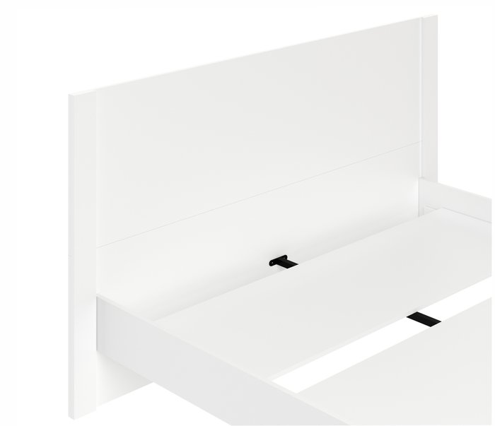 Кровать Берта 120х200 белого цвета с матрасом Гост - лучшие Кровати для спальни в INMYROOM
