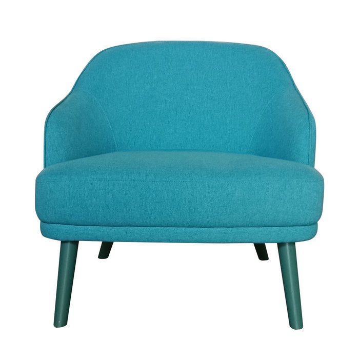 Кресло Lenne голубого цвета  - купить Интерьерные кресла по цене 34493.0