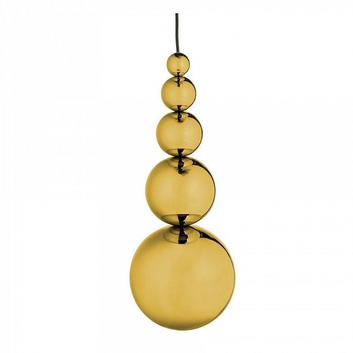 Подвесной светильник Shelton золотого цвета - купить Подвесные светильники по цене 21000.0