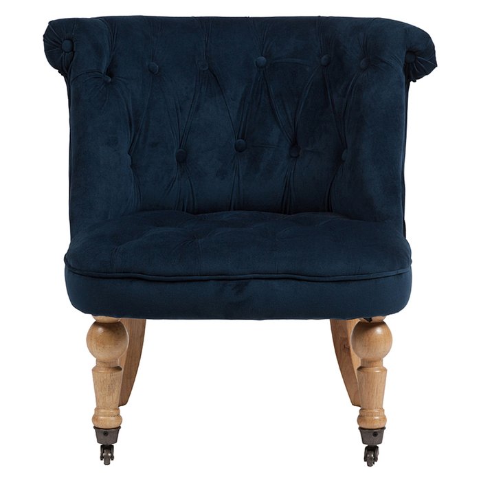 Кресло Amelie French Country Chair темно-синего цвета