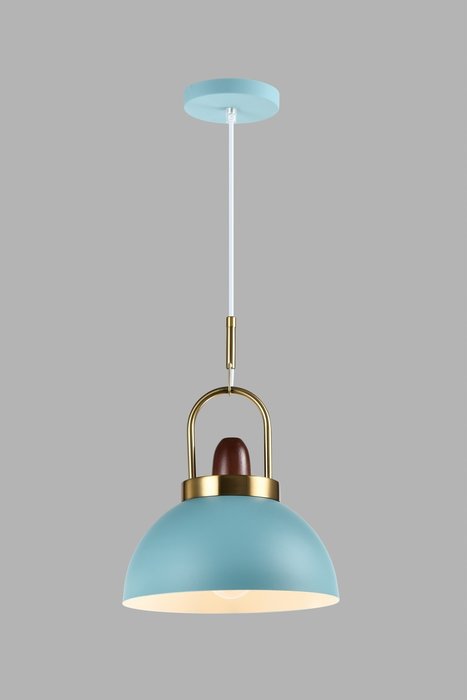 Светильник подвесной Ravenna с голубым плафоном - лучшие Подвесные светильники в INMYROOM