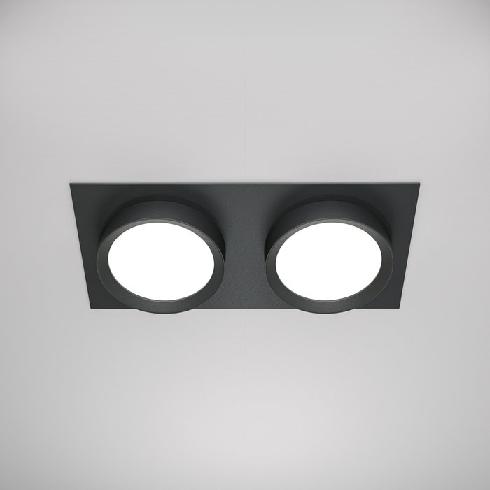 Встраиваемый светильник Technical DL086-02-GX53-SQ-B Hoop Downlight - лучшие Встраиваемые споты в INMYROOM