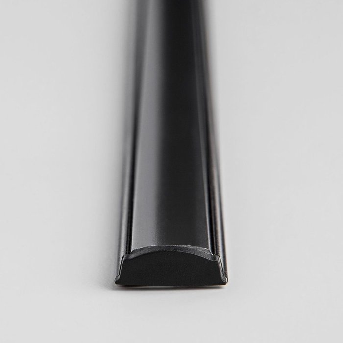 Гибкий алюминиевый профиль для светодиодной ленты черного цвета - лучшие Профили для светодиодных лент в INMYROOM