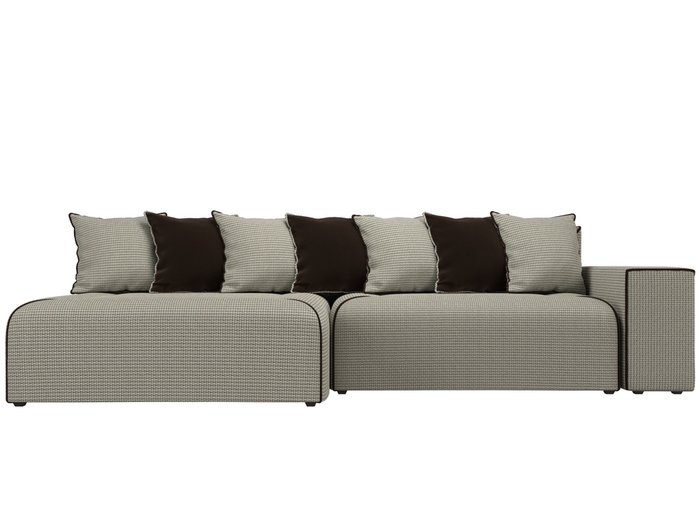 Угловой диван-кровать Кёльн серо-бежевого цвета левый угол - купить Угловые диваны по цене 53999.0