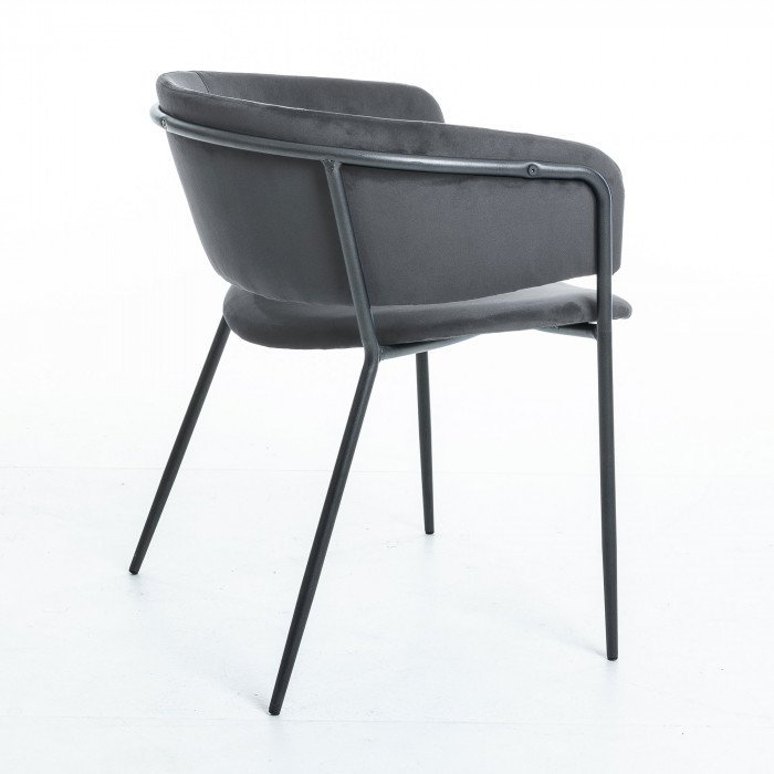 Стул Konnie серого цвета - лучшие Обеденные стулья в INMYROOM