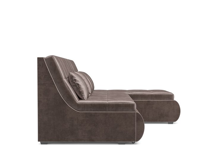 Угловой диван-кровать Дубай серо-коричневого цвета - лучшие Угловые диваны в INMYROOM