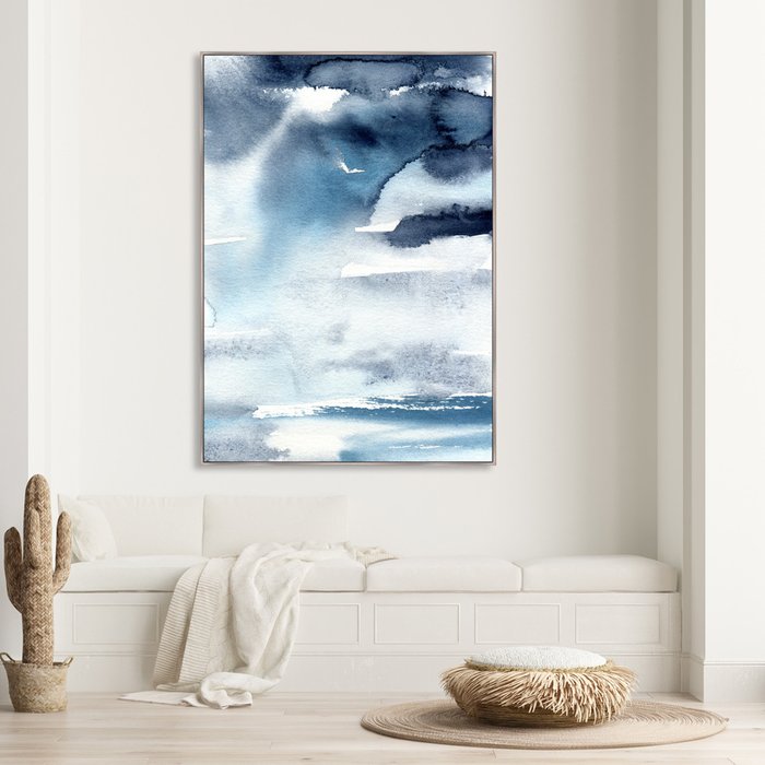 Репродукция картины на холсте Thunderbird flights over the ocean - лучшие Картины в INMYROOM