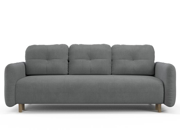 Прямой диван-кровать Anika серого цвета