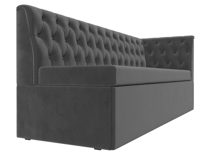 Диван-кровать Маркиз серого цвета с углом справа - лучшие Прямые диваны в INMYROOM