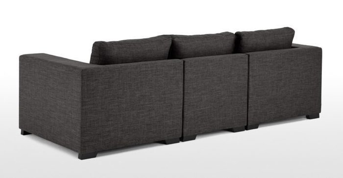 Трехместный раскладной диван Morti серый - купить Прямые диваны по цене 90500.0