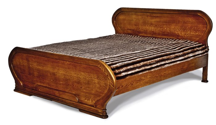Кровать двухспальная Еcolife Еurope из массива дуба 180х200 см - лучшие Кровати для спальни в INMYROOM