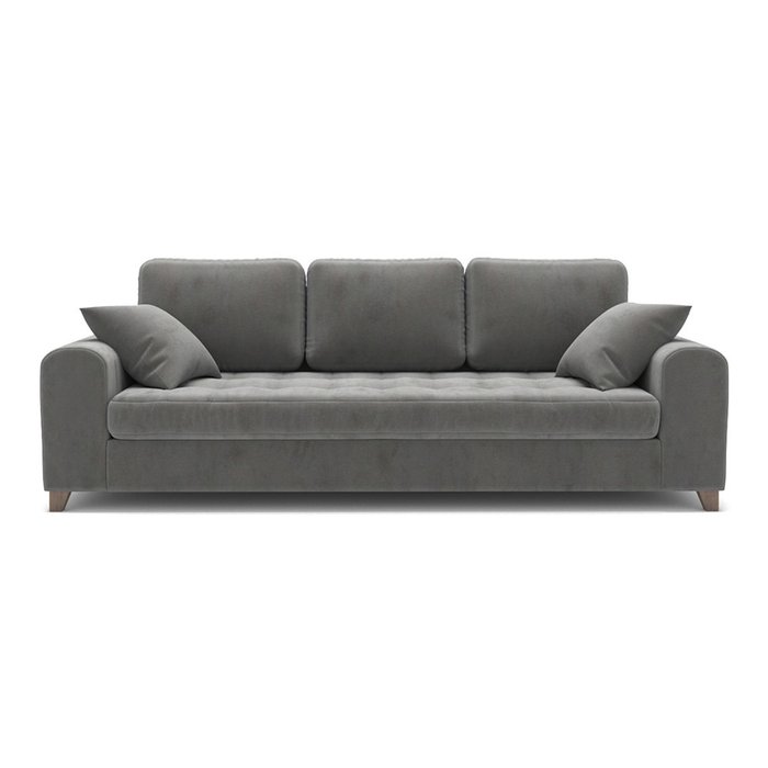  Диван-кровать Vittorio MT long серого цвета - купить Прямые диваны по цене 92900.0