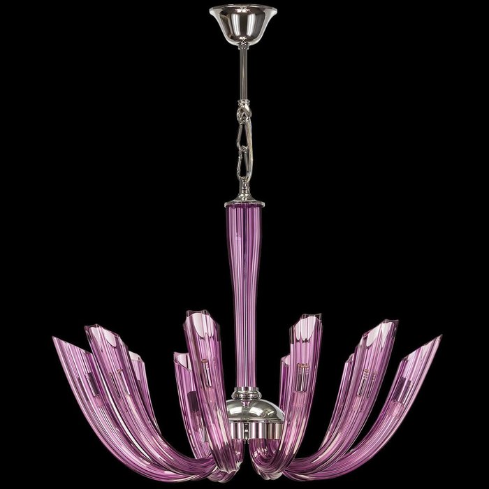 Подвесная светодиодная люстра Trofeo фиолетового цвета - купить Подвесные люстры по цене 23800.0