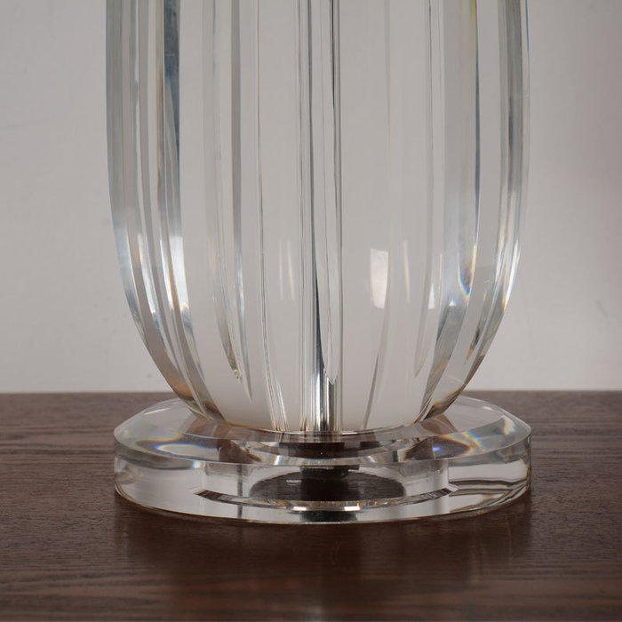 Настольная лампа с основанием из прозрачного стекла - лучшие Настольные лампы в INMYROOM