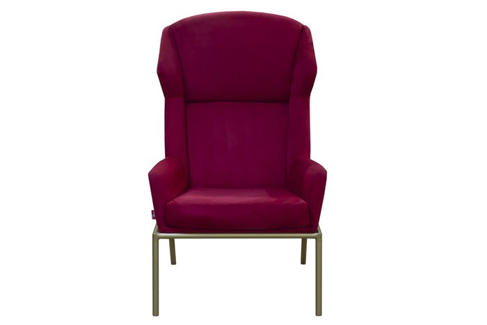 Кресло Nambroca в обивке бордового цвета