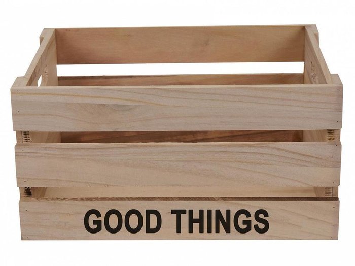 Ящик декоративный Good Things S бежевого цвета Ящик декоративный Good Things S бежевого цвета