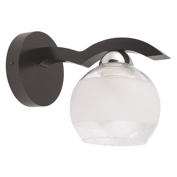Бра TK Lighting Mewa Venge с прозрачным плафонам из стекла
