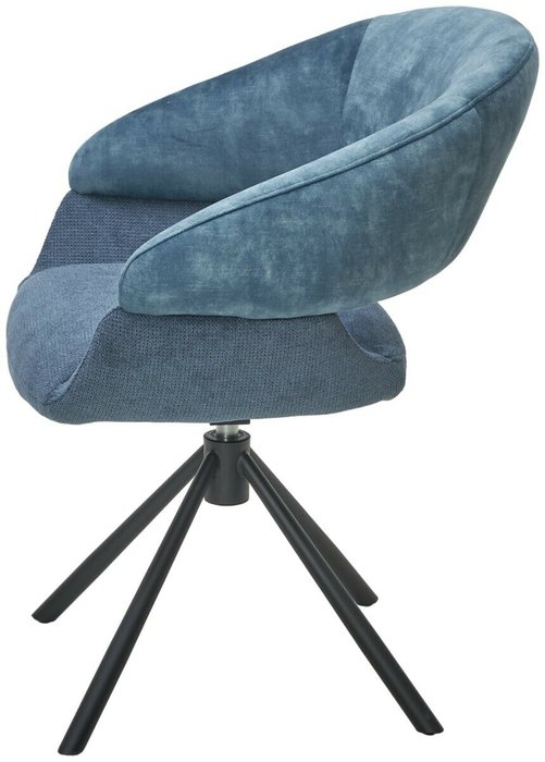 Стул Ember вращающийся синего цвета - купить Обеденные стулья по цене 16000.0