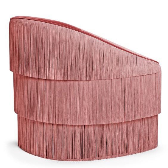 Кресло Munna розового цвета - лучшие Интерьерные кресла в INMYROOM
