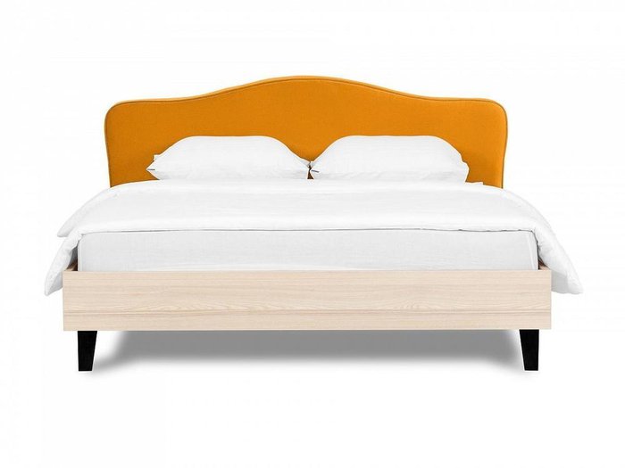 Кровать Queen II Elizabeth 160х200 с изголовьем желтого цвета - купить Кровати для спальни по цене 40425.0
