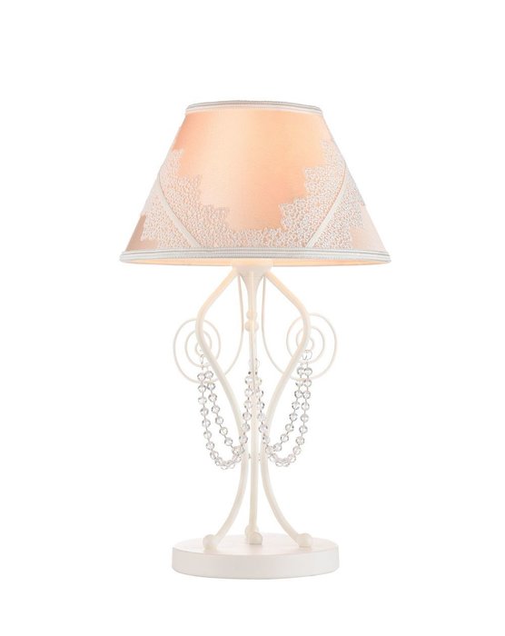 Настольная лампа Lucy с розовым абажуром - купить Настольные лампы по цене 6400.0