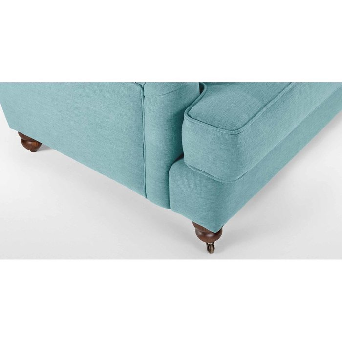 Раскладной угловой диван Orson голубого цвета - лучшие Угловые диваны в INMYROOM