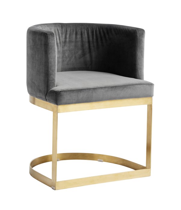 Обеденный стул Lounge серого цвета