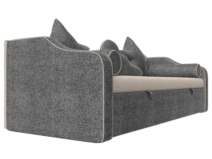 Прямой диван-кровать Рико темно-серого цвета - лучшие Прямые диваны в INMYROOM