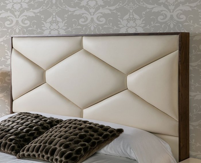 Кровать Martina 140х200 кремового цвета - лучшие Кровати для спальни в INMYROOM