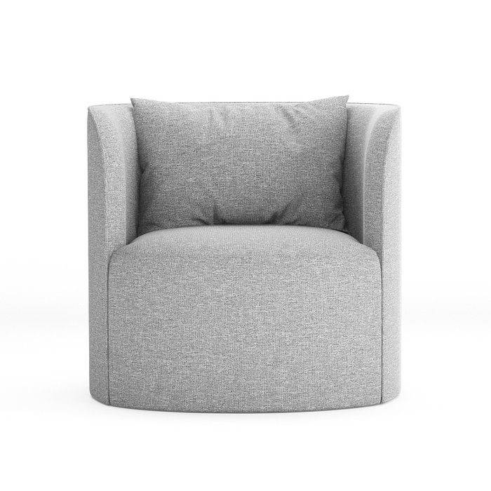 Кресло Hermes серого цвета - купить Интерьерные кресла по цене 55000.0