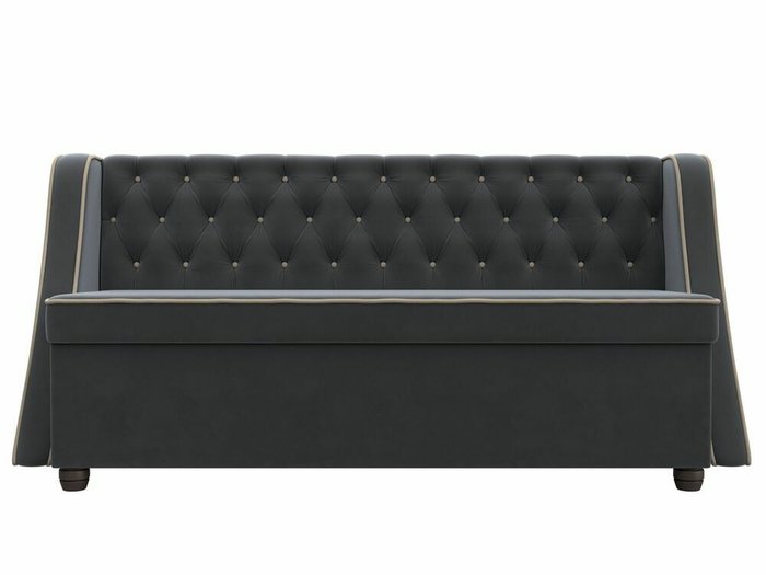 Кухонный прямой диван Лофт серого цвета - купить Прямые диваны по цене 47999.0