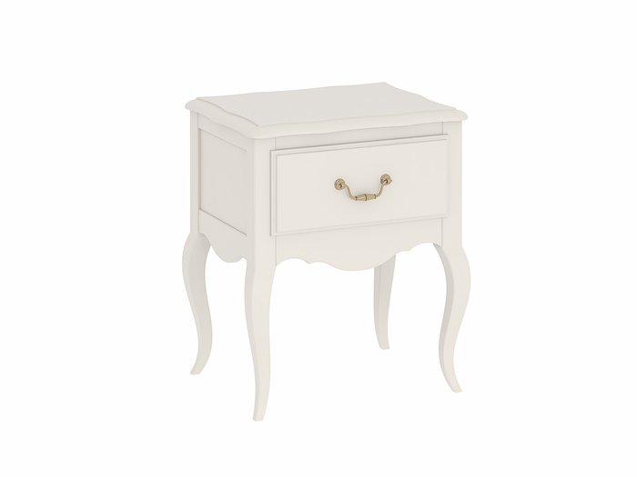Прикроватная тумба Малонн Ави белого цвета Прикроватная тумба Малонн Ави белого цвета
