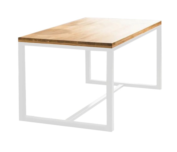 Обеденный стол Денвер бело-коричневого цвета - купить Обеденные столы по цене 17990.0