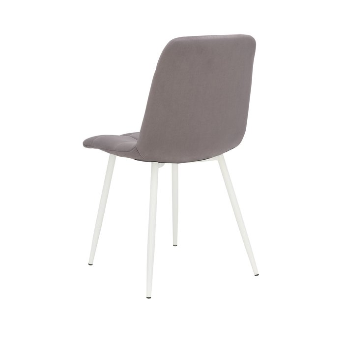 Обеденный стул Скай велюр серого цвета - купить Обеденные стулья по цене 4127.0