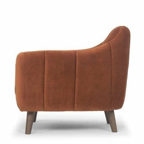 Кресло Line оранжевого цвета - лучшие Интерьерные кресла в INMYROOM