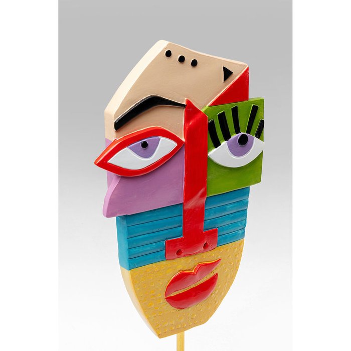 Предмет декоративный Face разноцветный - лучшие Фигуры и статуэтки в INMYROOM